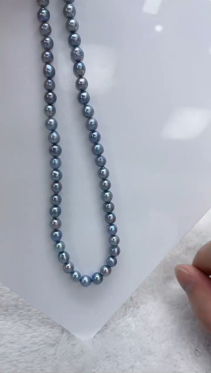 【闪购商品】海水珍珠颈饰银S925镶嵌海水珍珠项链