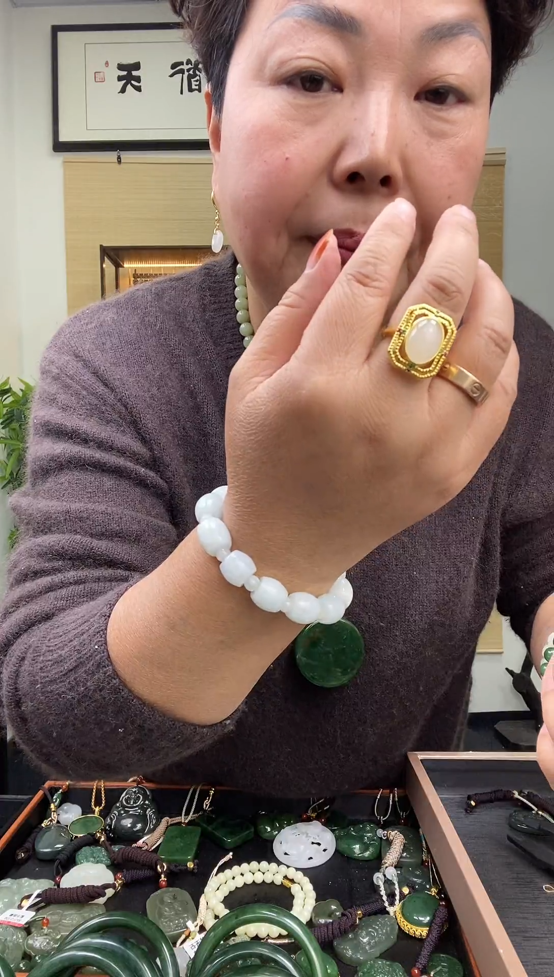 颈饰未镶嵌和田玉多样性发一  22