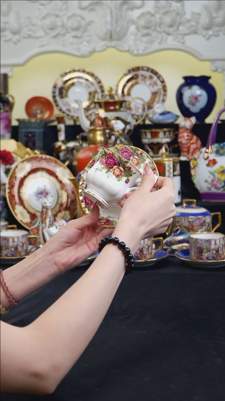 骨瓷婷婷中古瓷器如图所示85