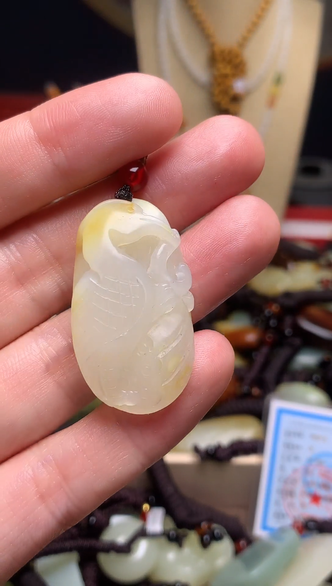 颈饰未镶嵌和田玉新疆料青海料清水和田玉吊坠