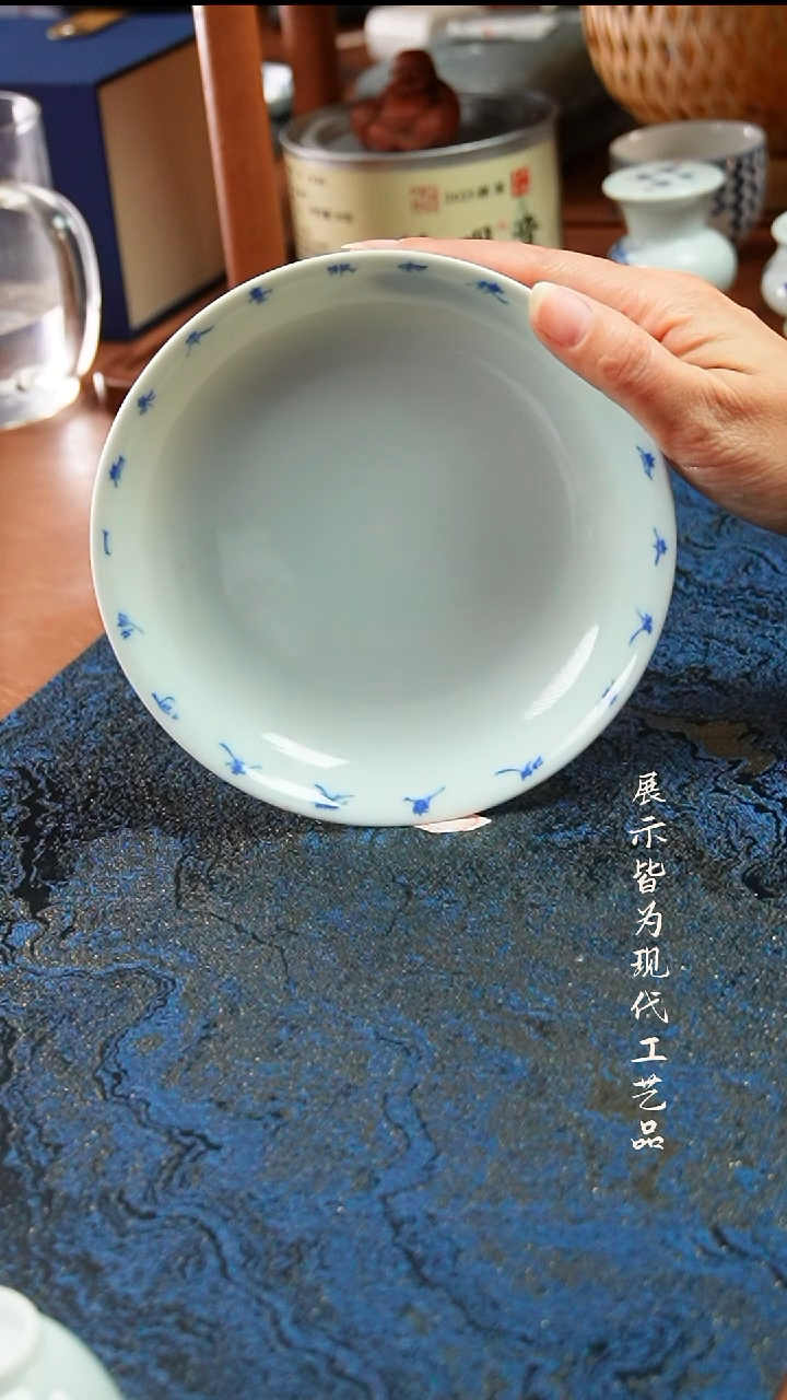 景德镇陶瓷书法壶承