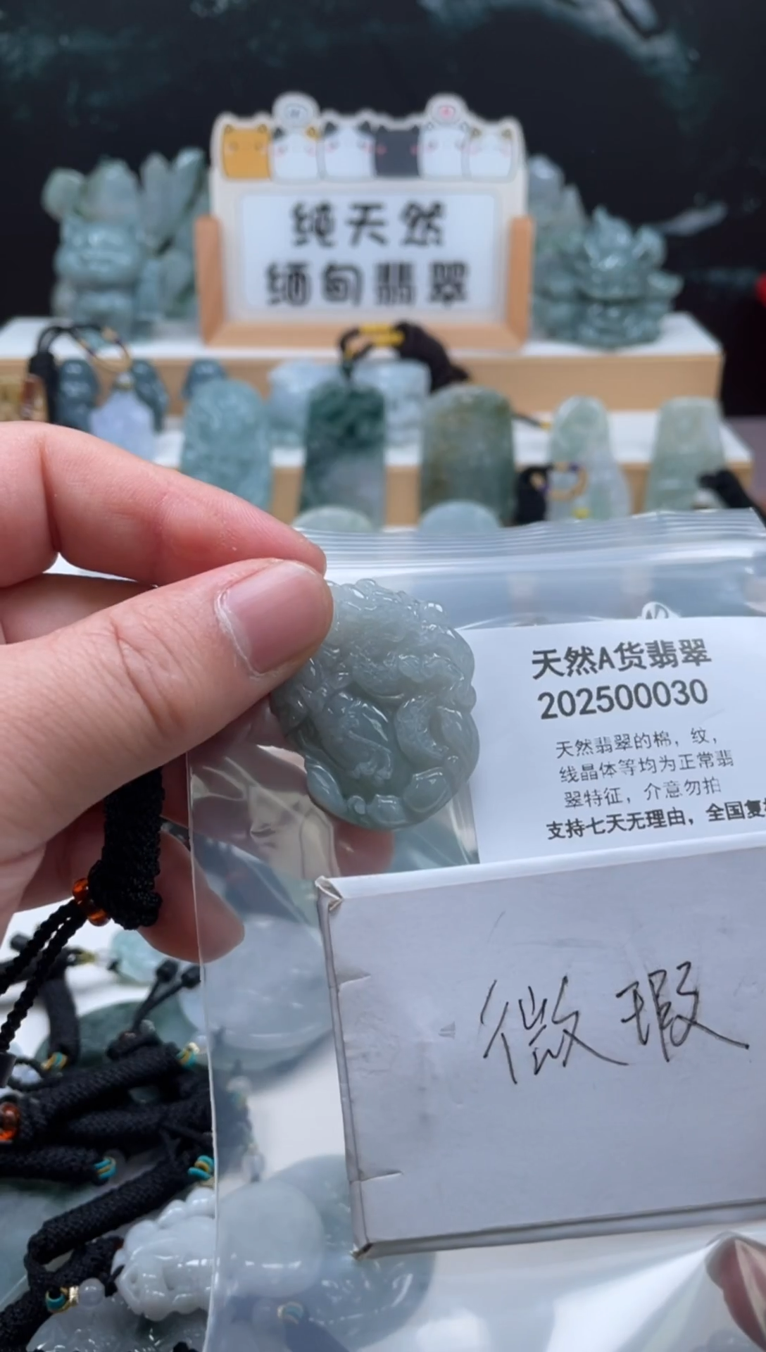 颈饰未镶嵌翡翠翠峰翡翠202512100008
