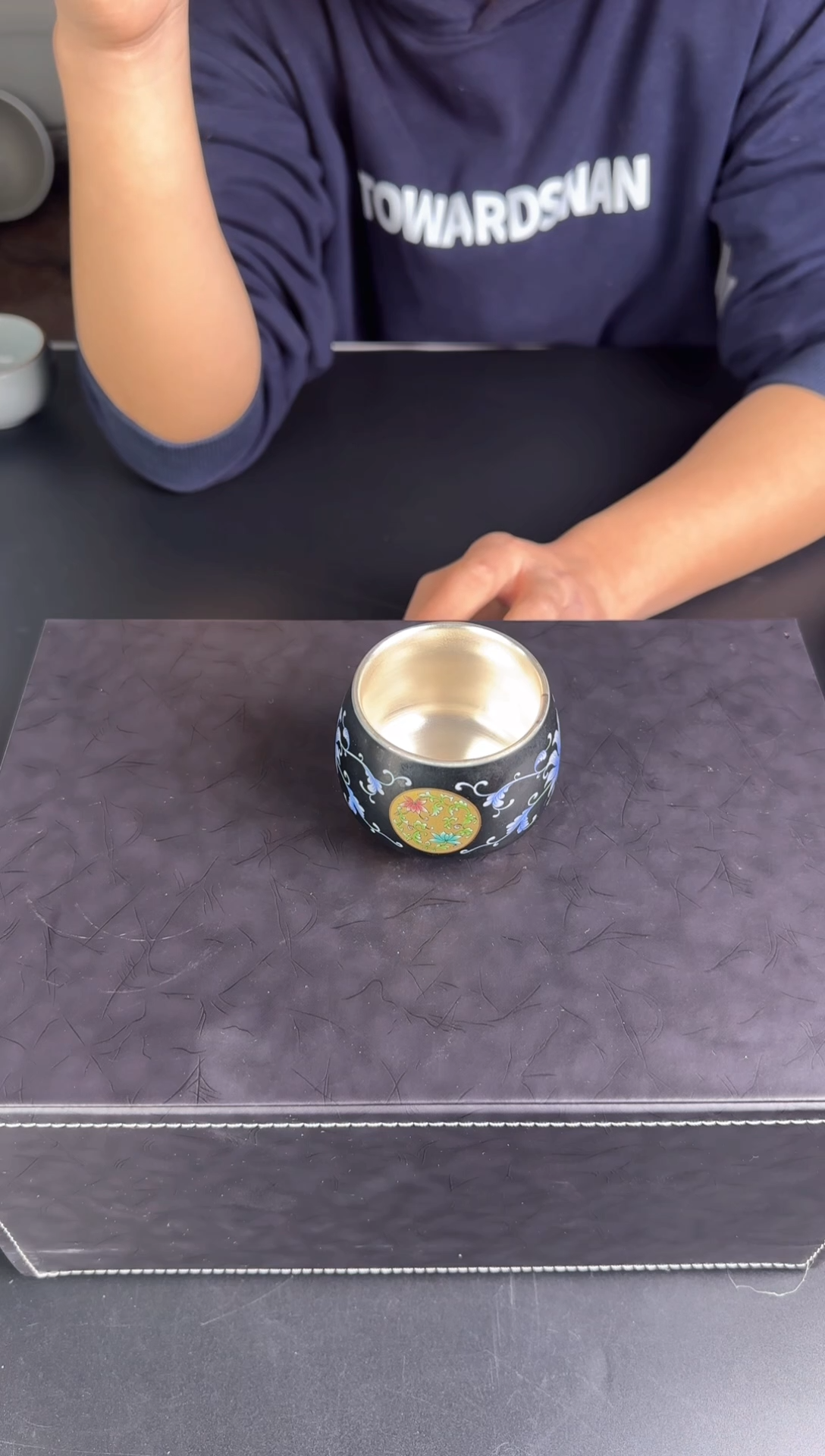 【闪购商品】陶瓷鎏银内胆主人杯微瑕