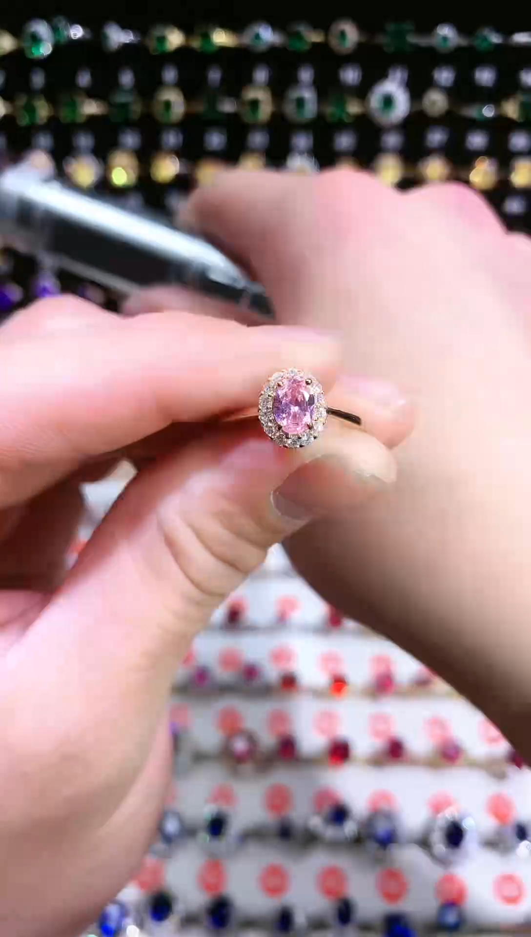 【闪购商品】蓝宝石戒指银S925镶嵌111111