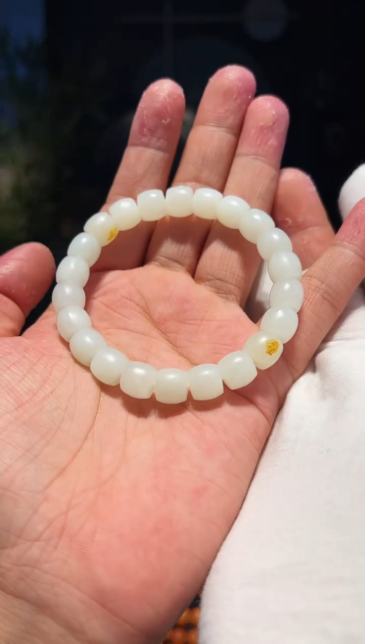 手串未镶嵌和田玉直切单圈