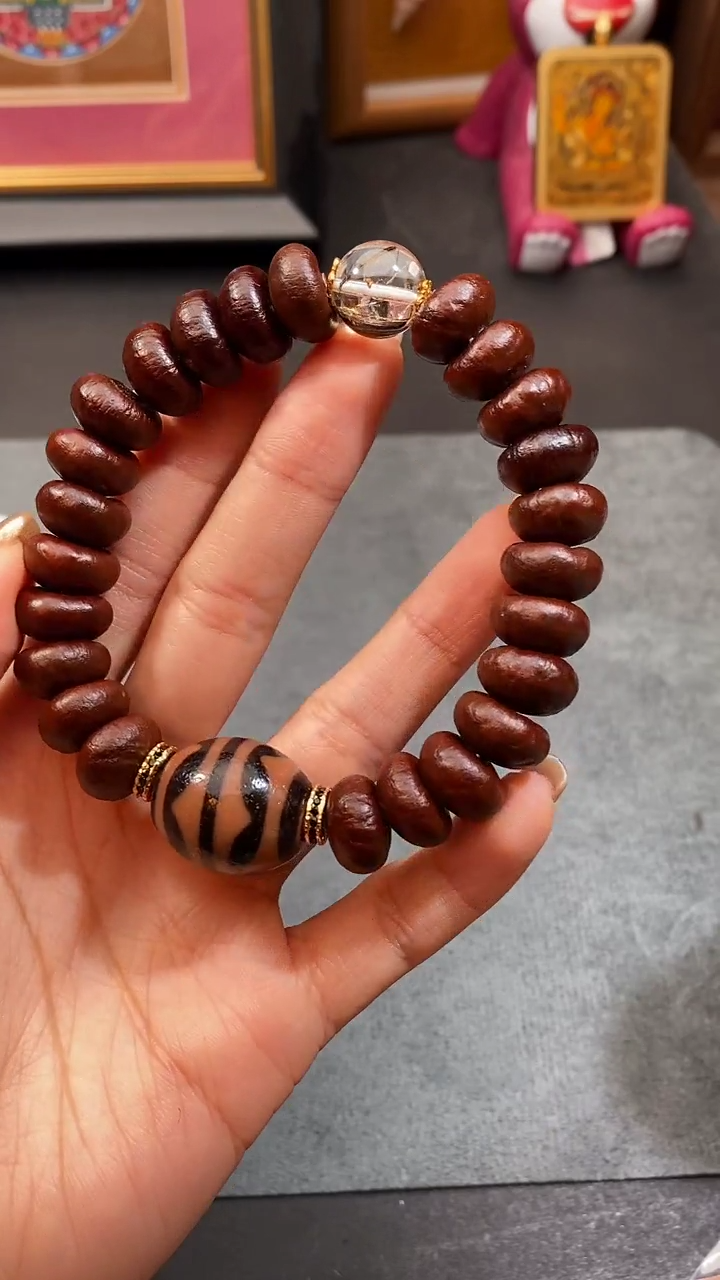 未镶嵌颈饰玛瑙/玉髓（覆膜）Z33375多样性发其一手串