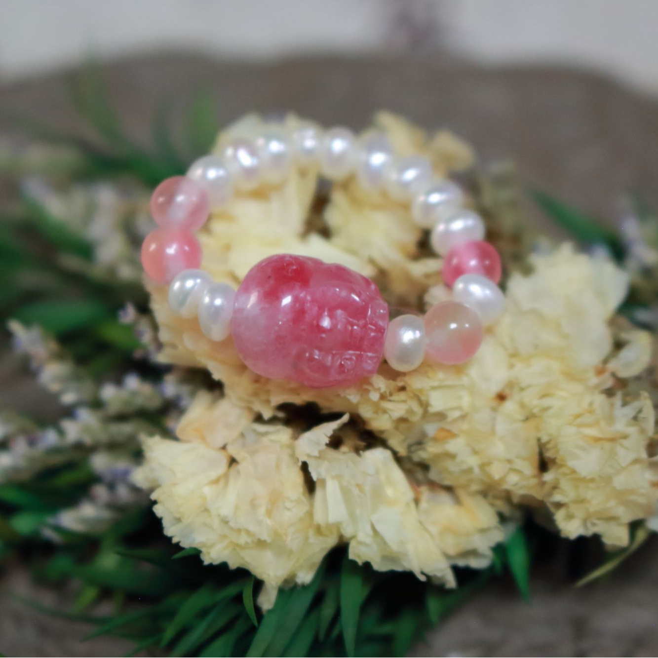 非金属皮质戒指 原创设计貔貅戒环