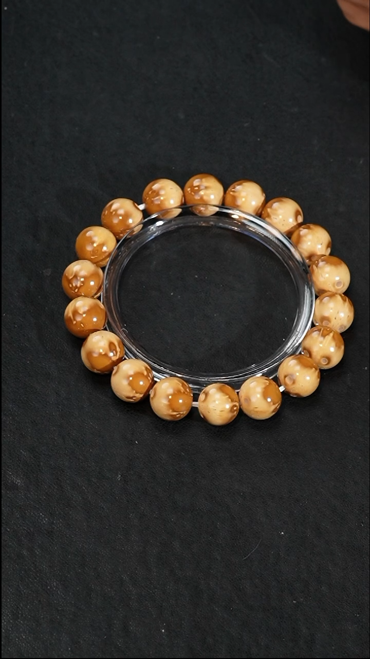 手串紫金鼠半山半水正圆光珠12-13mm