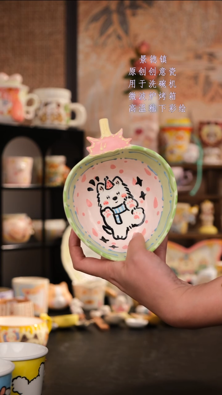 摆件旺的可以陶瓷设计师款