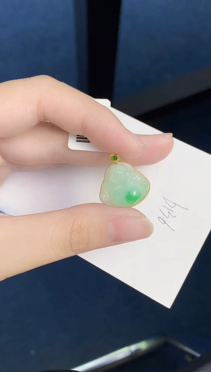 【闪购商品】翡翠颈饰18K金镶嵌000000000