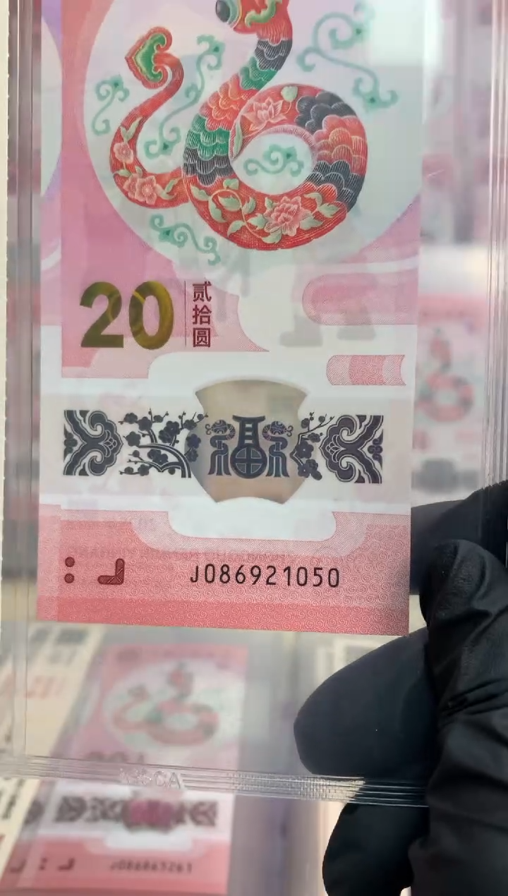 【闪购商品】塑料蛇钞 真钞【单张】1050