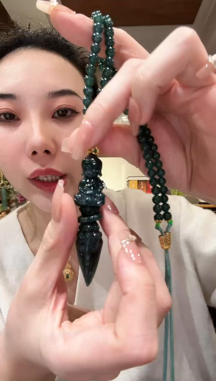 【闪购商品】翡翠颈饰未镶嵌国风