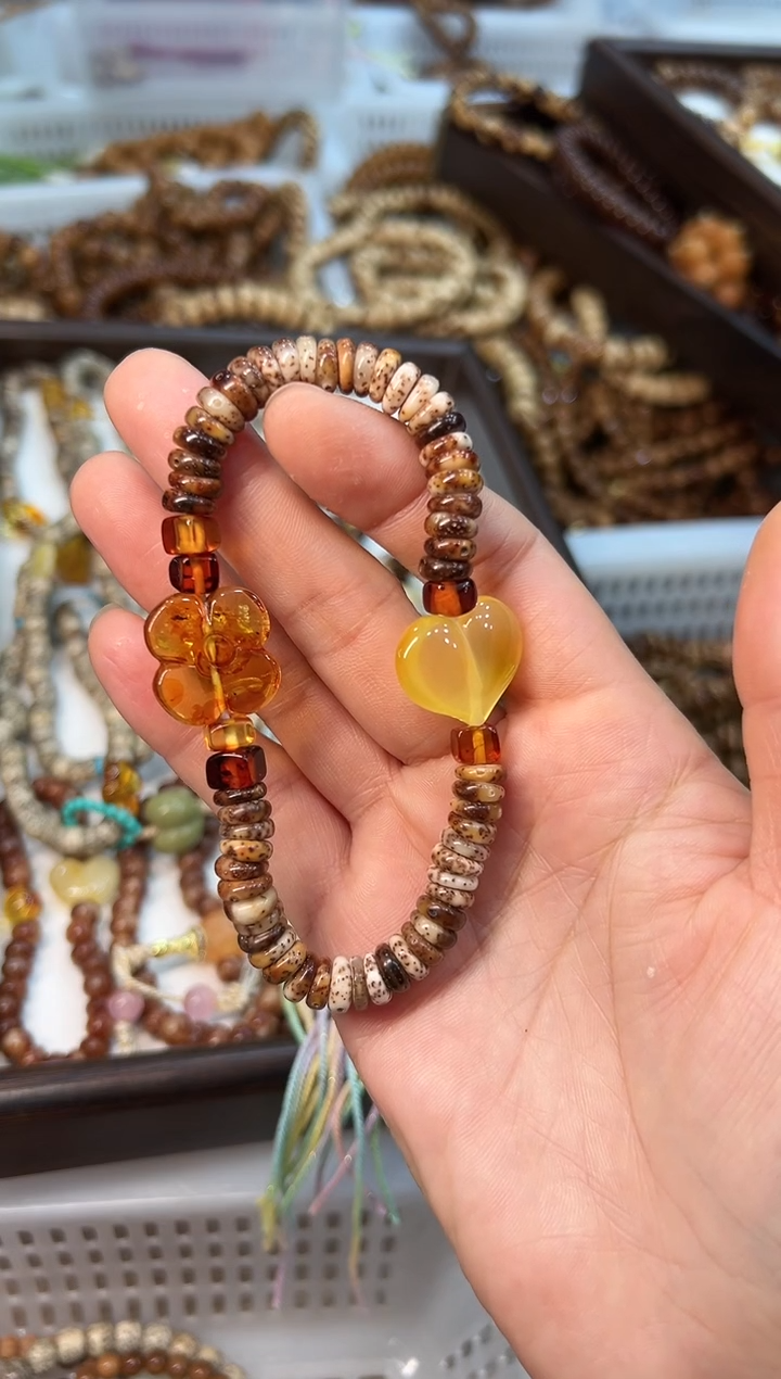 手串星月菩提卡8mm泥鳅背  【高配版】单圈