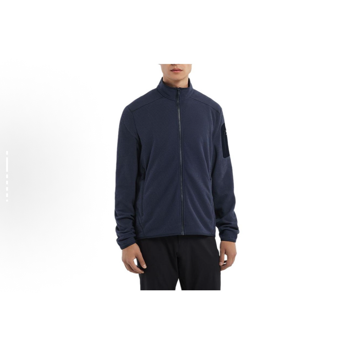 始祖鸟 DELTA LT Jacket 纯色拼接立领拉链夹克外套 男款