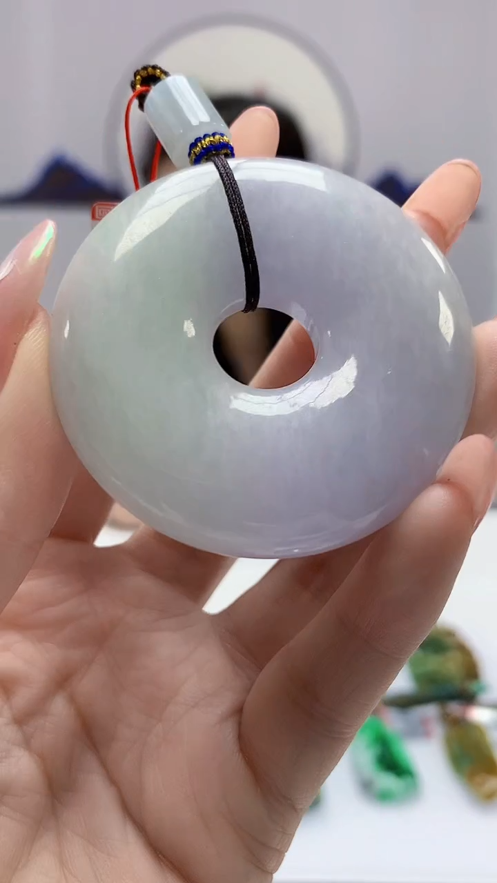 【闪购商品】定制翡翠未镶嵌4852DD-毛货挂件扣子24