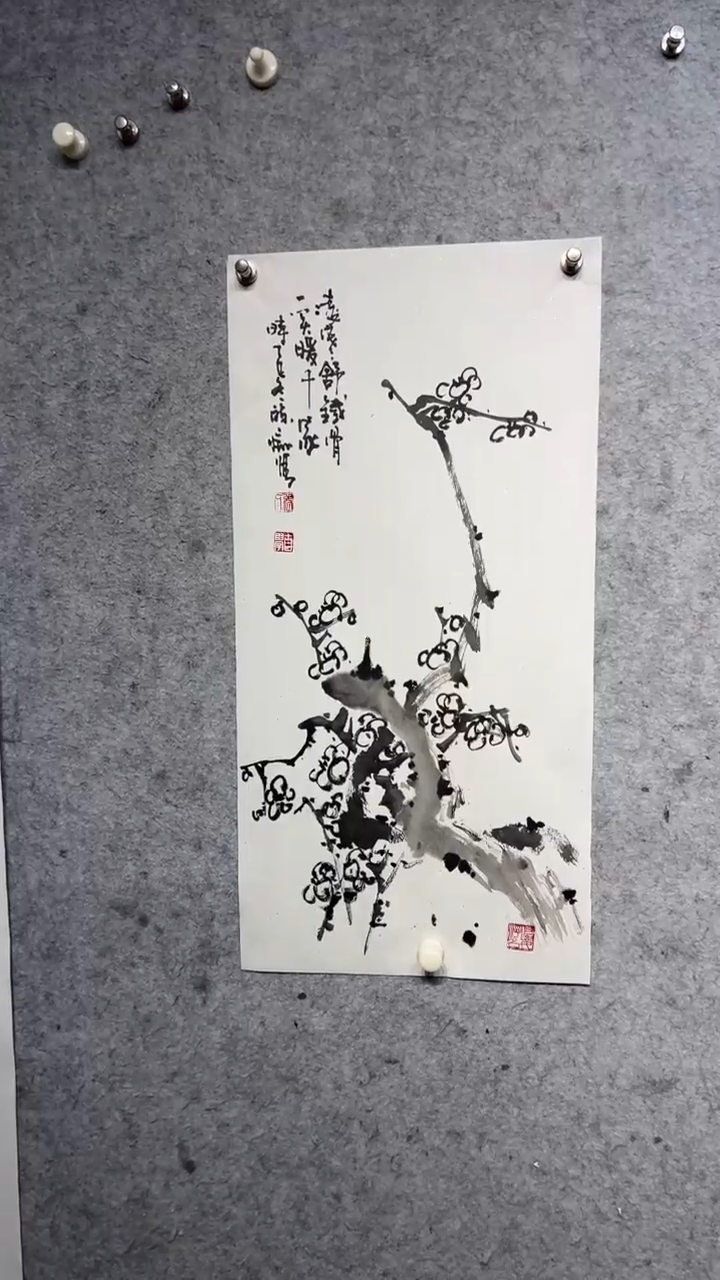 国画澹*张自学水墨国画88