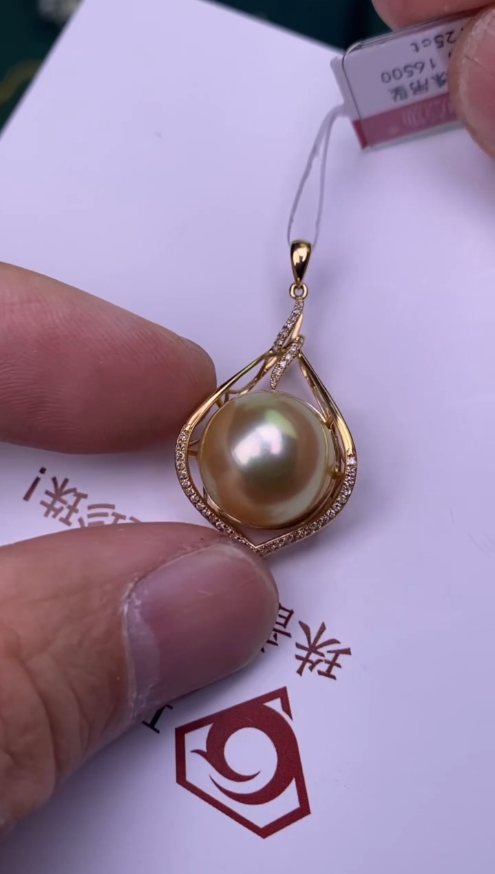 【闪购商品】海水珍珠颈饰18K金镶嵌1
