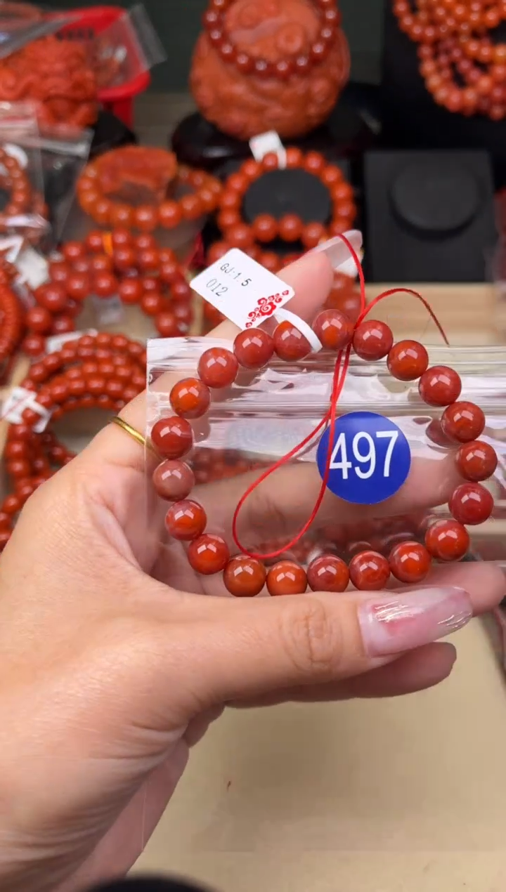【闪购商品】南红玛瑙珠宝奇石未镶嵌497-9+