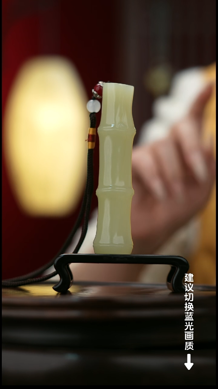 玉【节节高升】天然玉石手把件