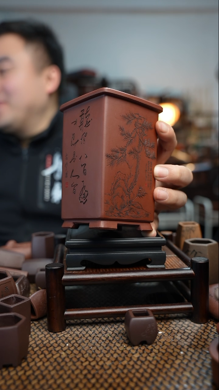 【闪购商品】紫砂花盆長木軒精品紫砂