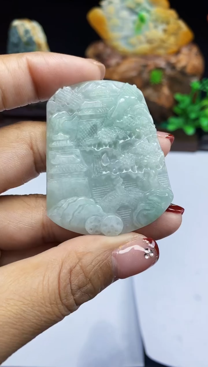 【闪购商品】翡翠颈饰未镶嵌翡翠A货