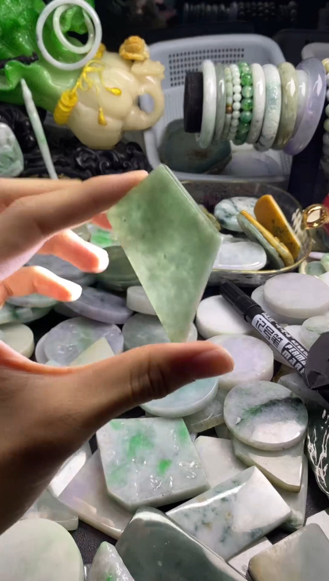 散珠翡翠翡翠A货