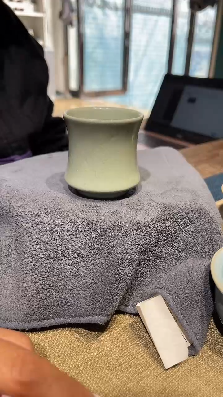摆件瓷原生态原矿蚯蚓走泥纹