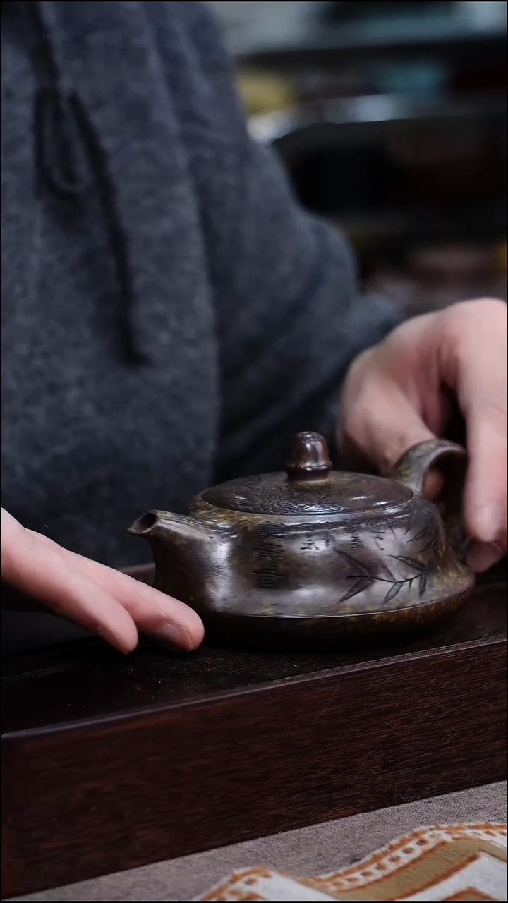 茶壶紫砂宜兴柴烧紫砂壶