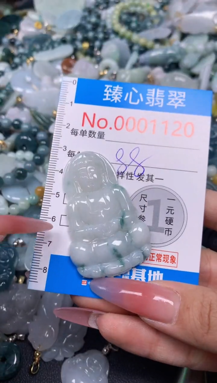 【闪购商品】翡翠颈饰未镶嵌含绳0001120