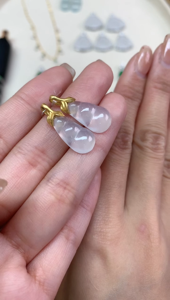 【闪购商品】翡翠吊坠(不含链)18K金镶嵌吊坠多样性发其一A263|