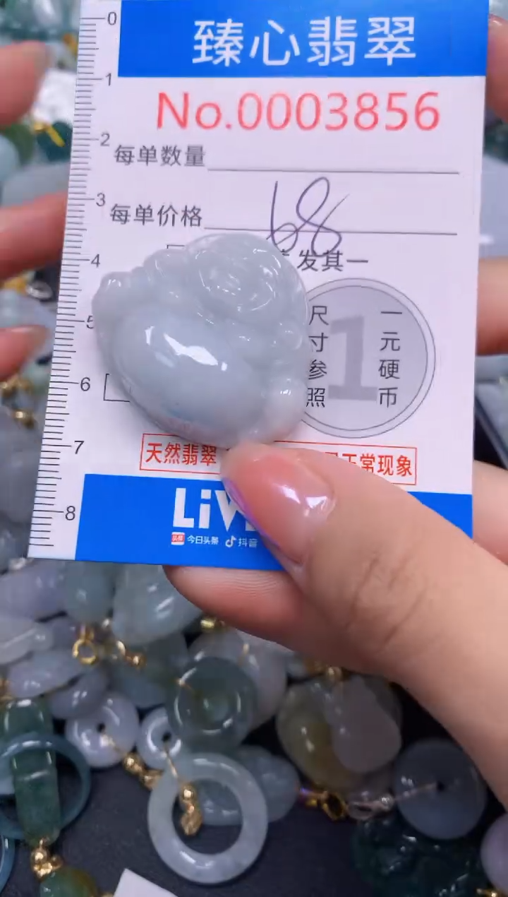吊坠(不含链)未镶嵌翡翠3856