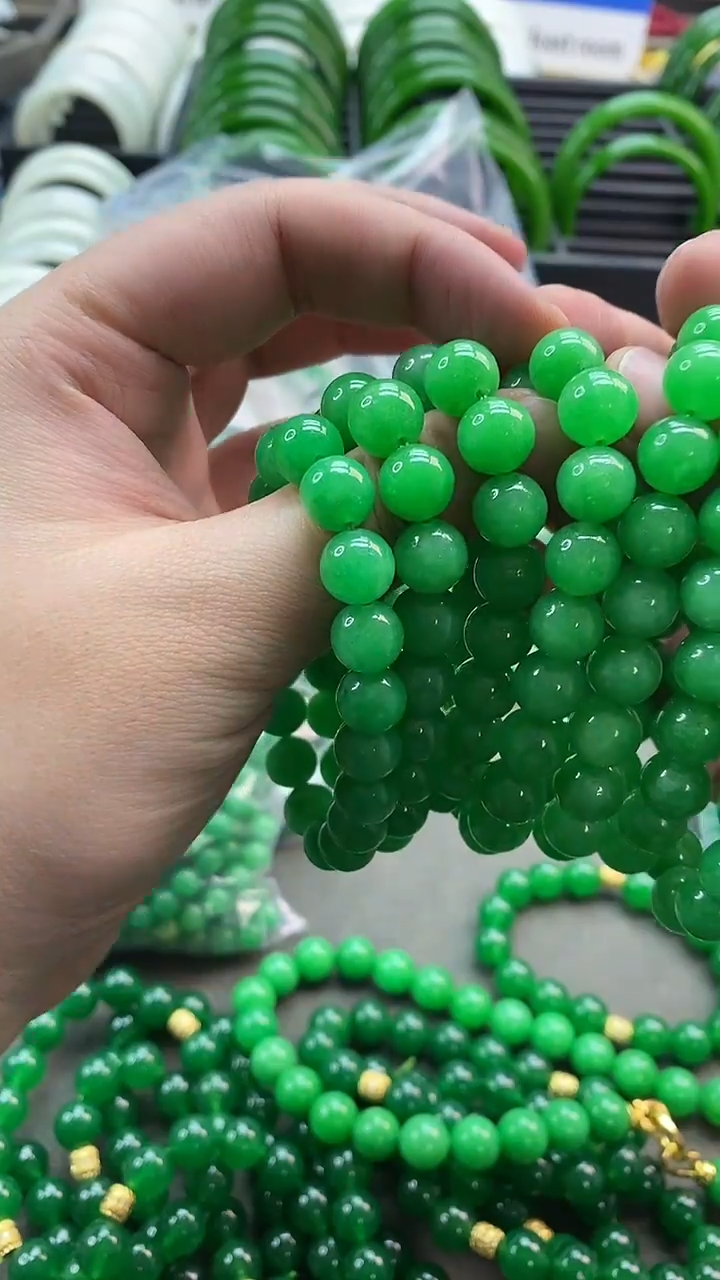 【闪购商品】翡翠手链未镶嵌翡翠10mm