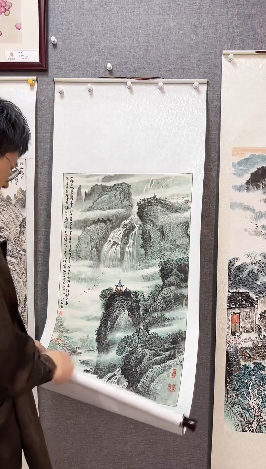 书法青**末55号叶金福老师 带合影视频证书