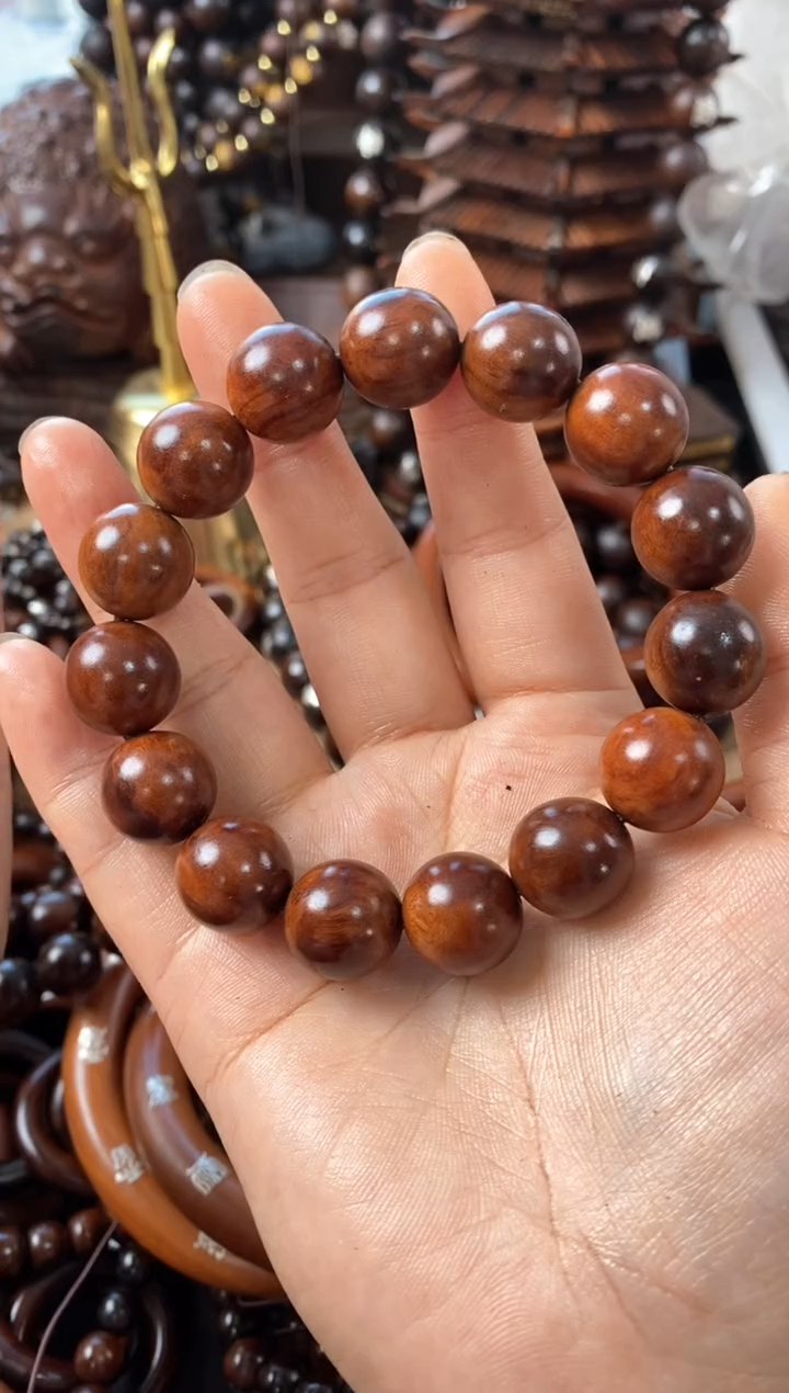【闪购商品】木枣木1.5单圈手串一物一拍