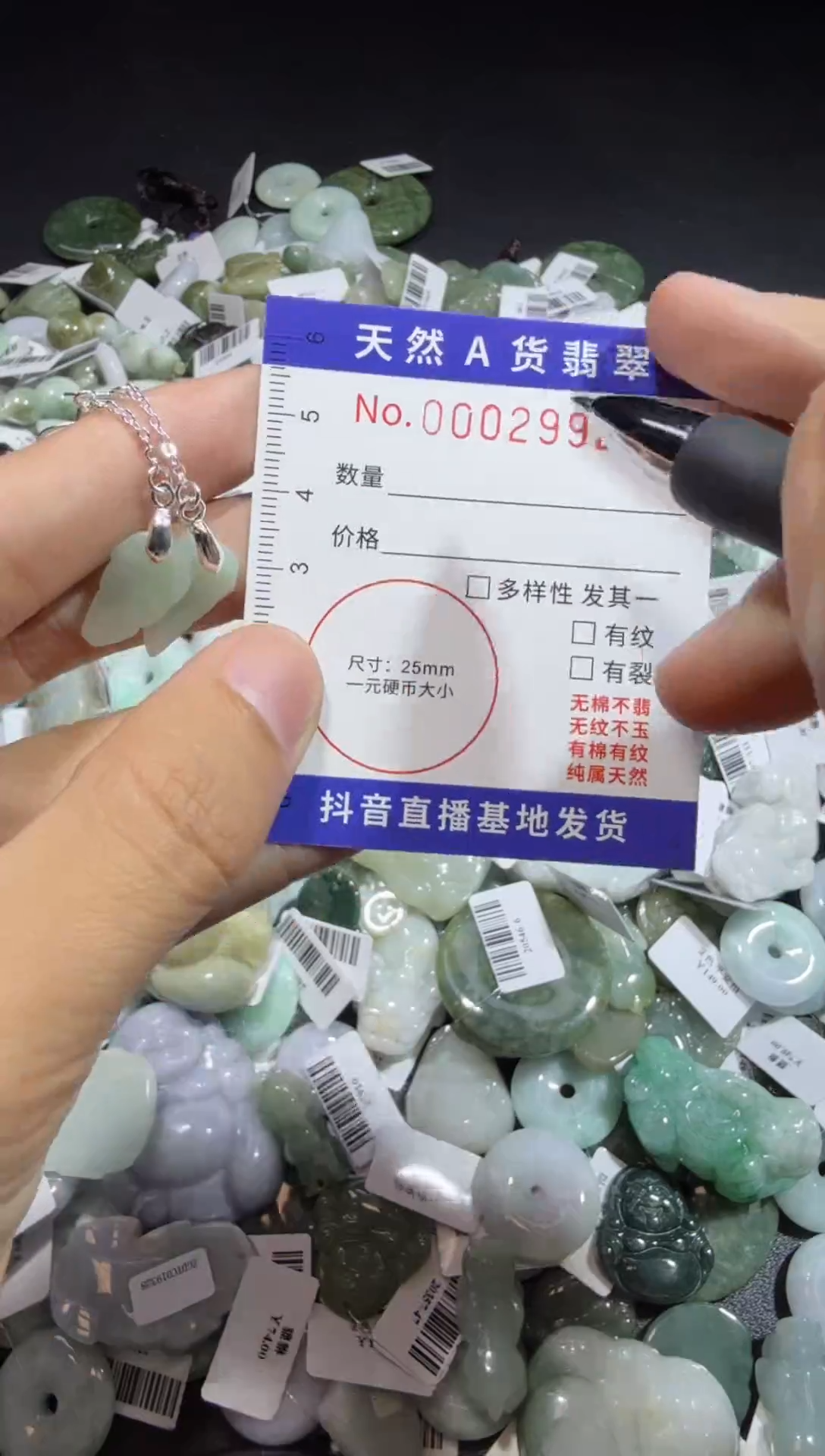 【闪购商品】翡翠颈饰未镶嵌00002992