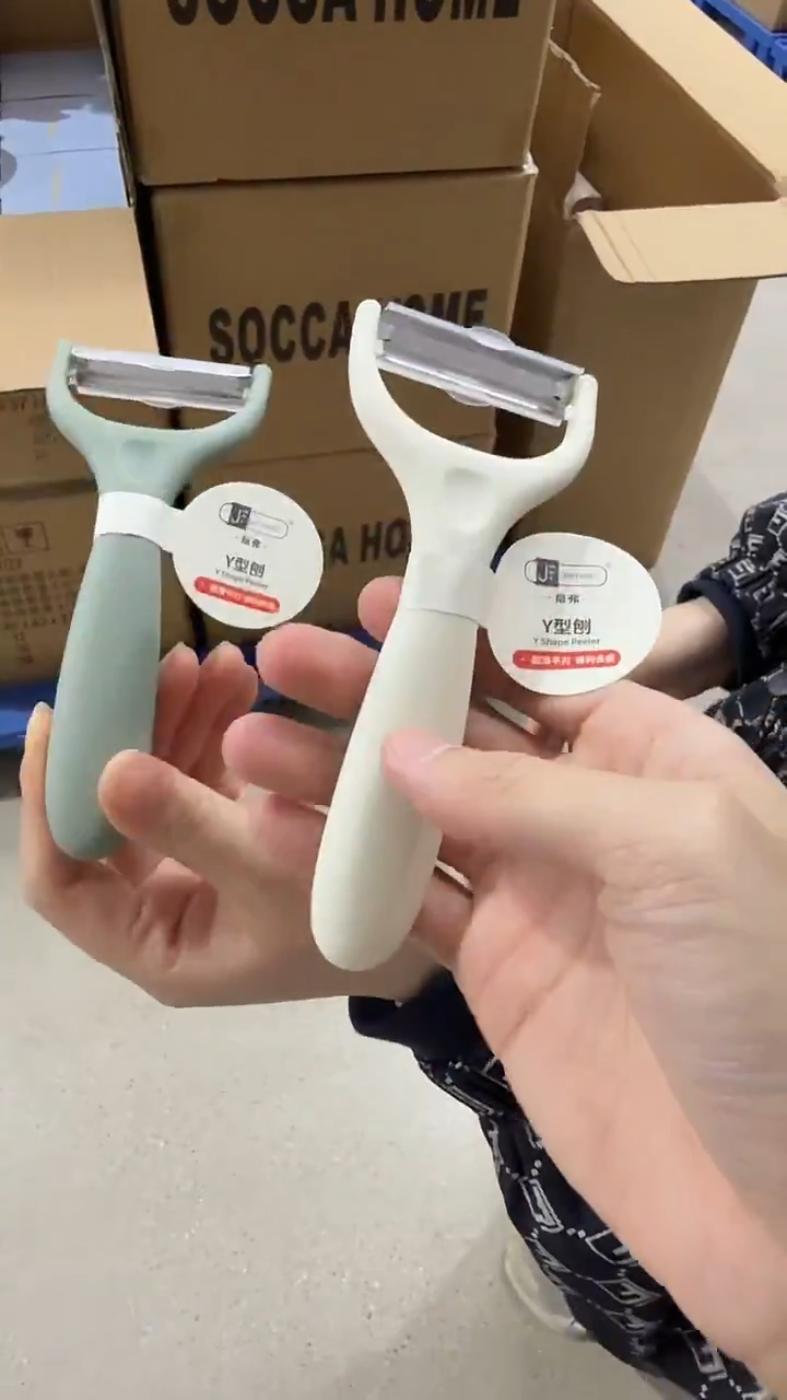 瓷片白色和绿色Y型刨