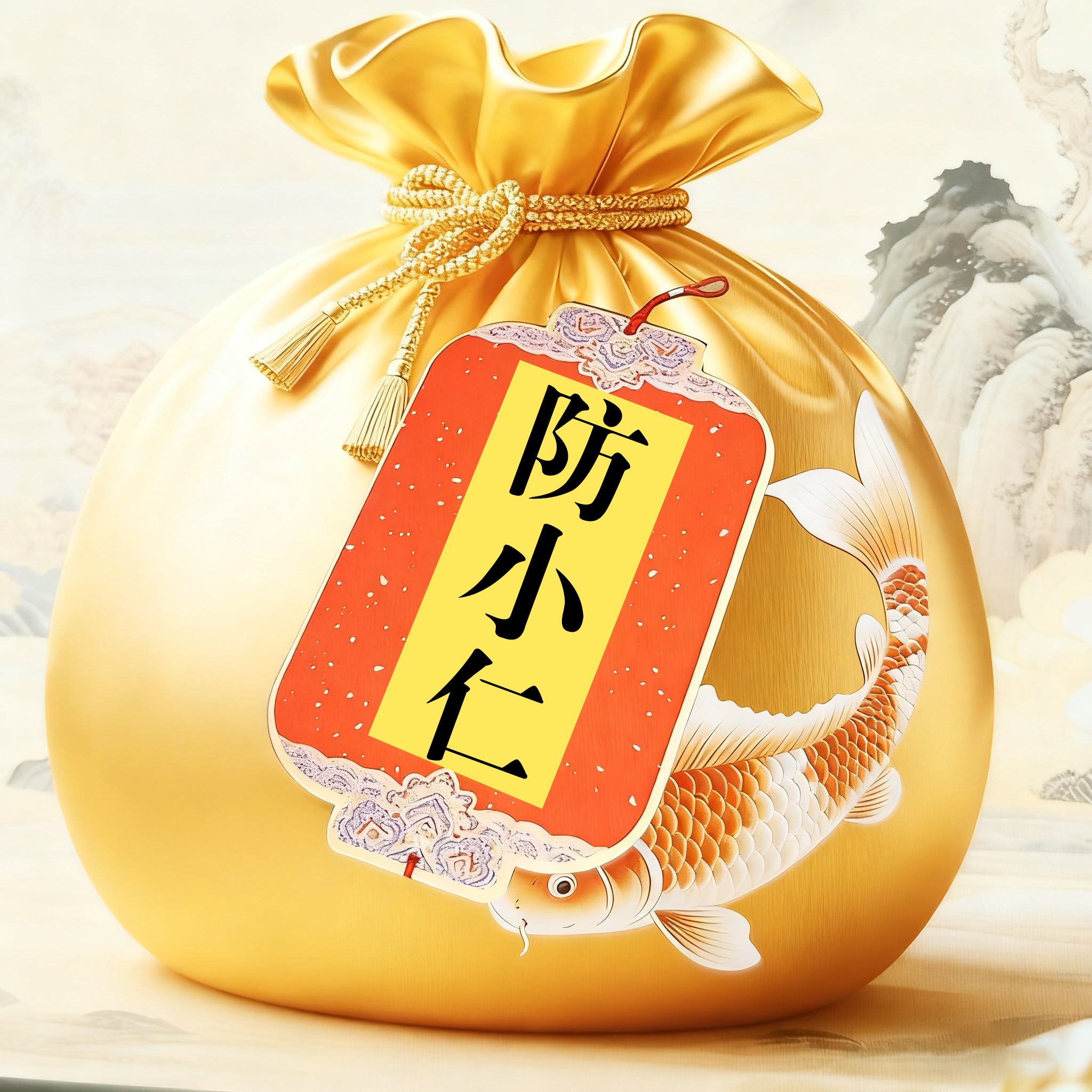 4号 防小仁 生肖挂饰福袋（祝福七天）