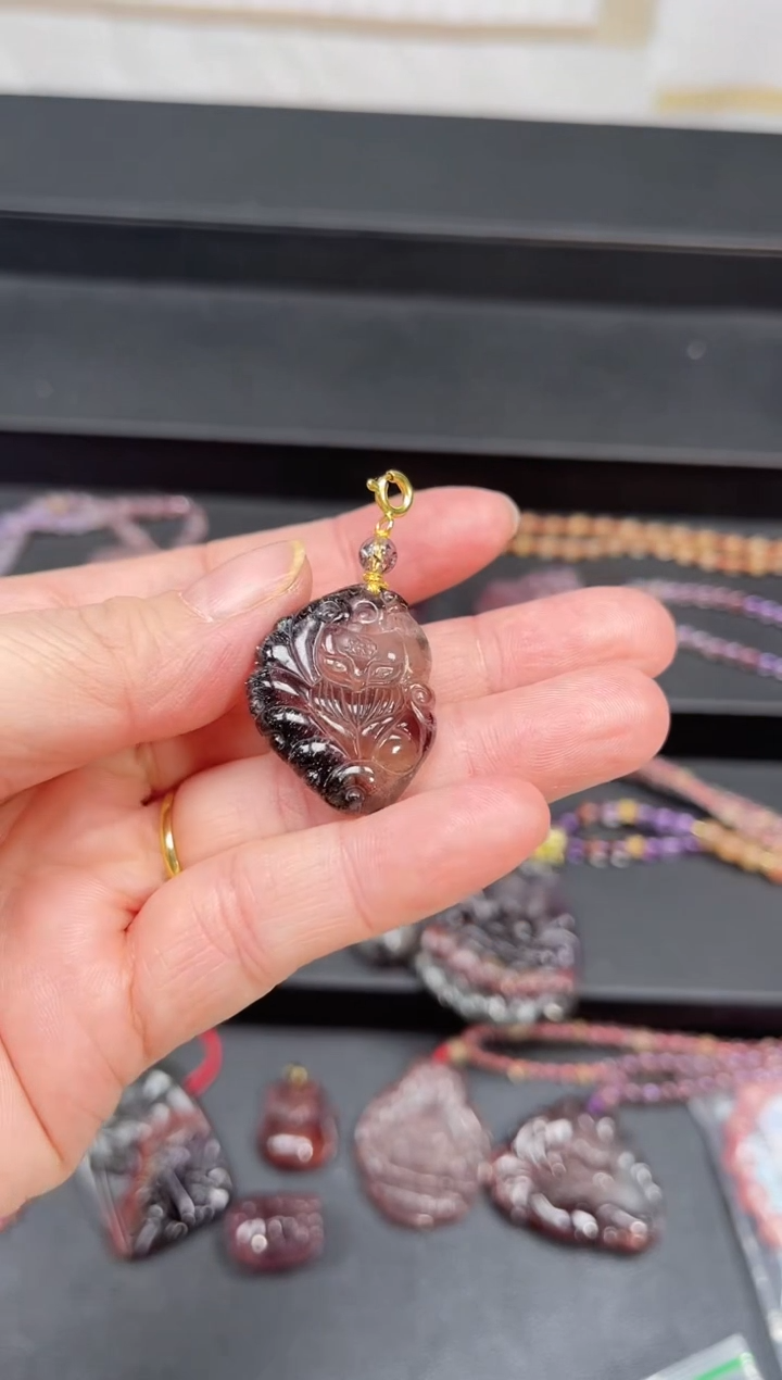未镶嵌颈饰水晶【百晶灵儿】定制款