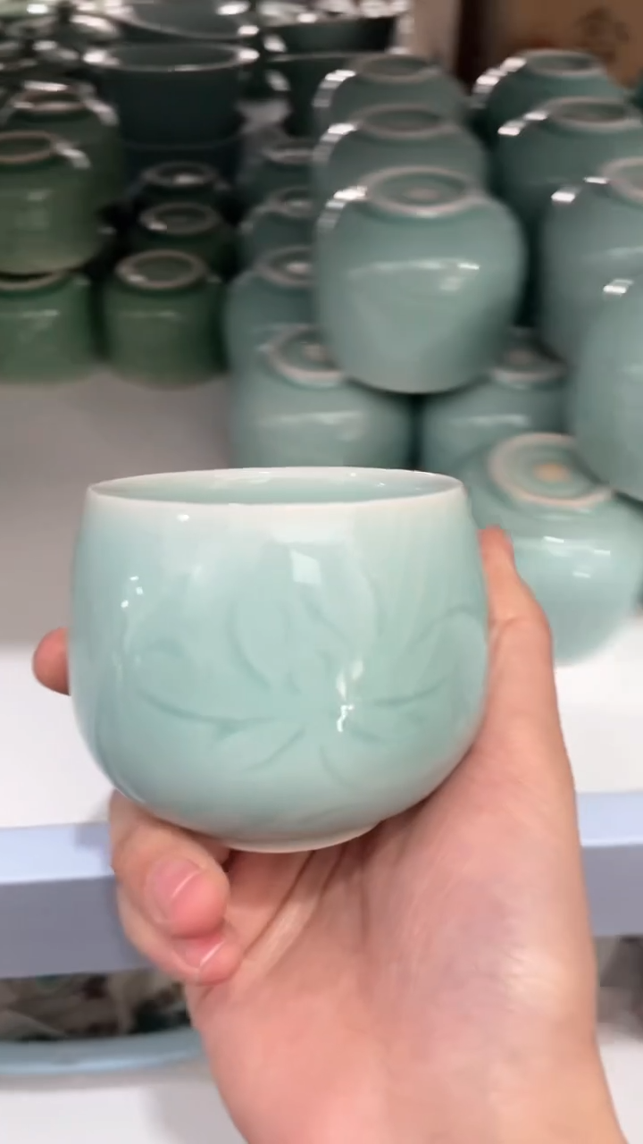 【闪购商品】纯手工 特价 微瑕 慧仙青瓷