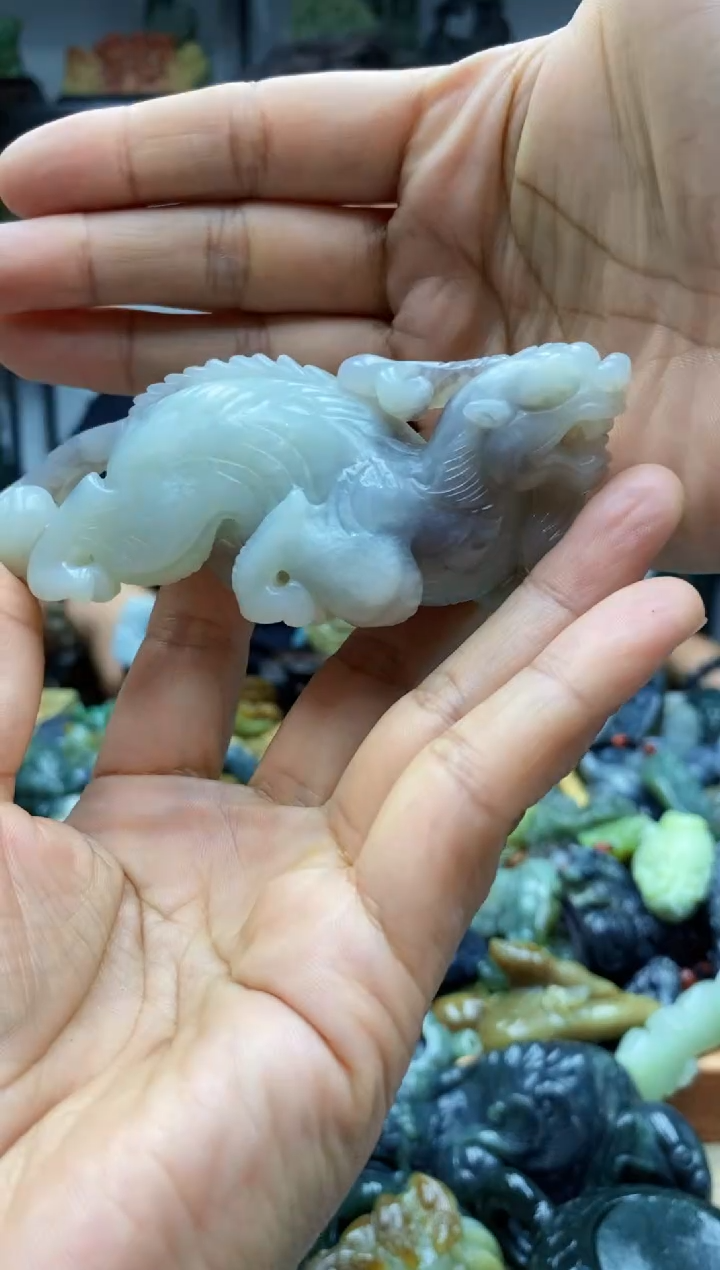 和田玉未镶嵌摆件1