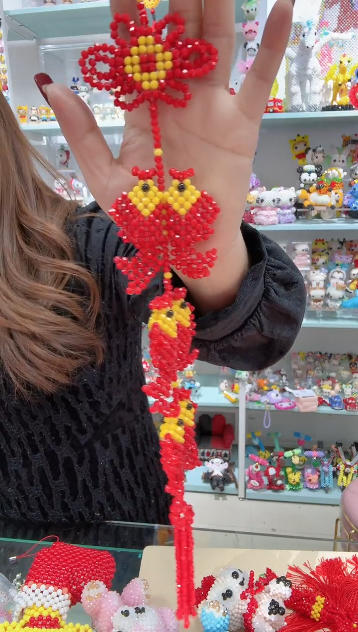 玻璃0487卡4水晶年年有鱼材料包1套