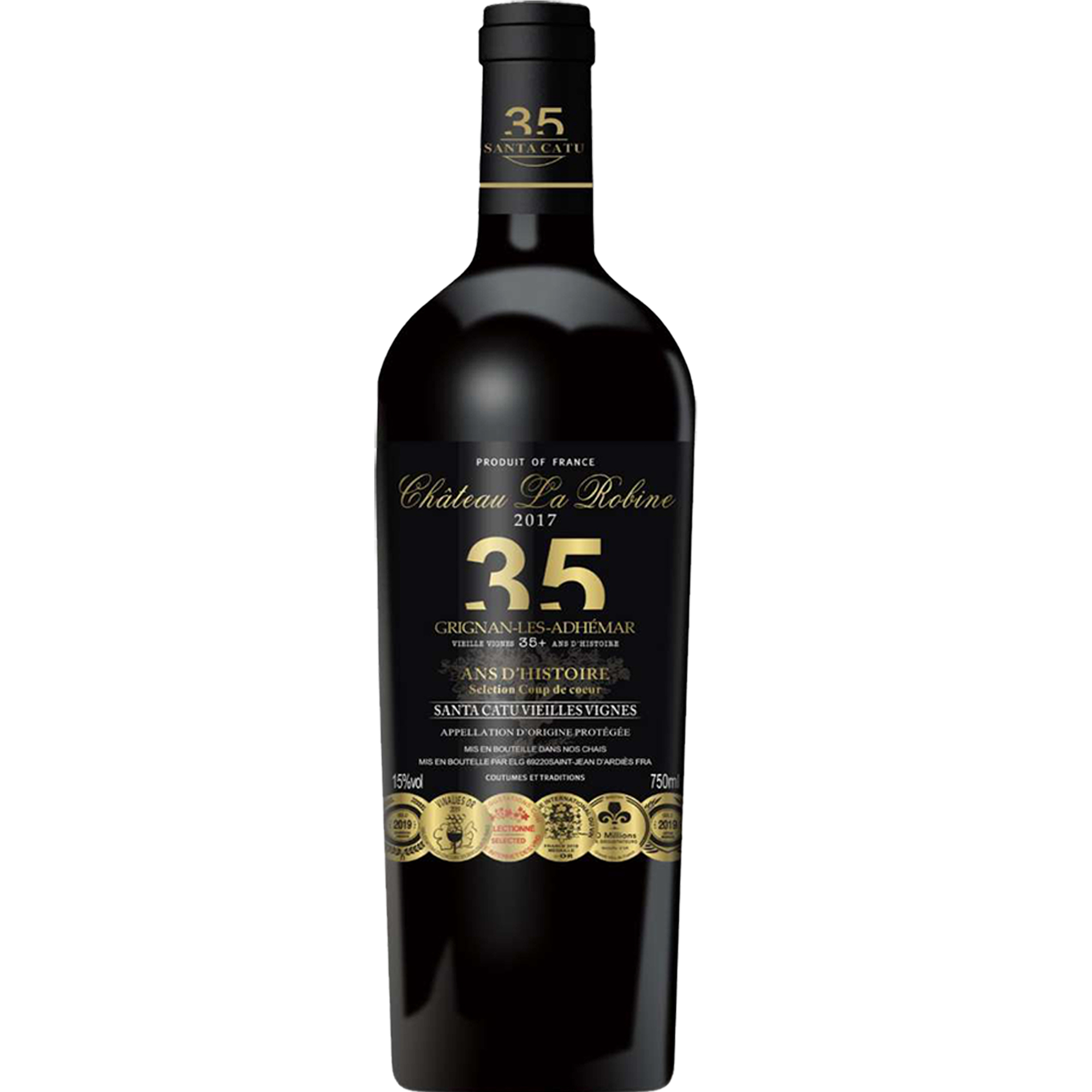 圣卡图35年老藤干红葡萄酒