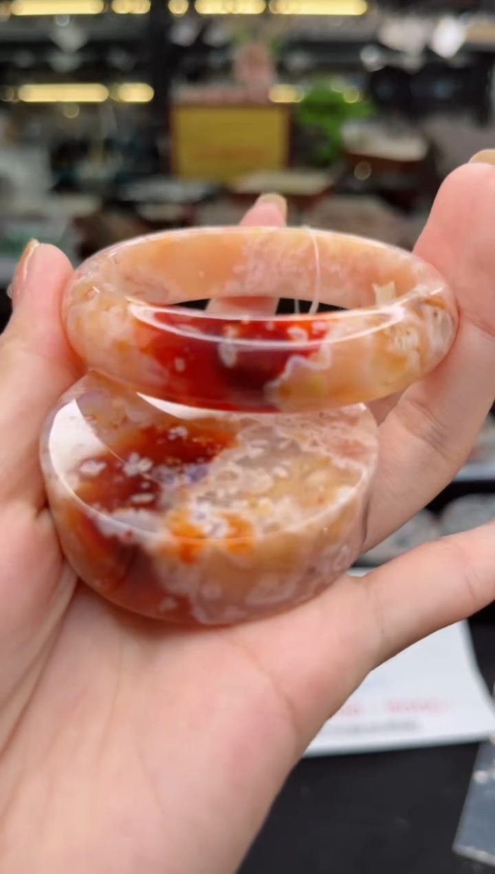 【闪购商品】石英质玉手镯未镶嵌53圈口（赠品镯心）6680471