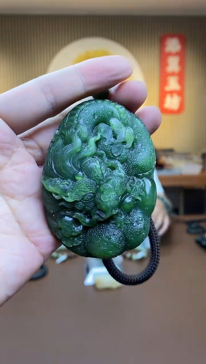 和田玉（碧玉）未镶嵌挂件多样性随机发一