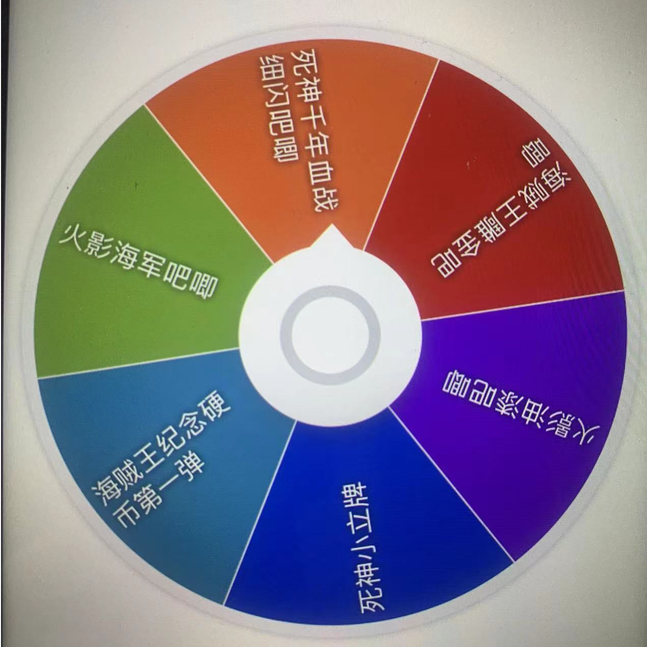 【民工漫】转盘火影海贼死神1/3转盘代拆盲盒