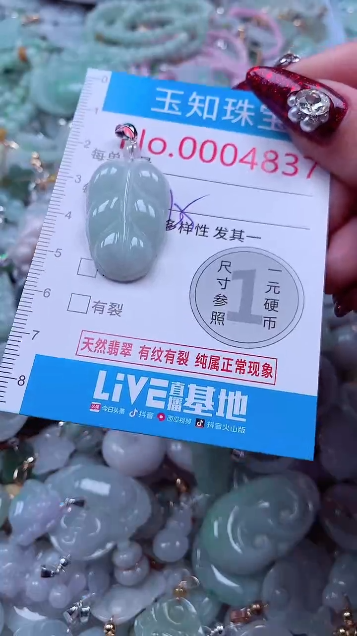 吊坠(不含链)未镶嵌翡翠4837