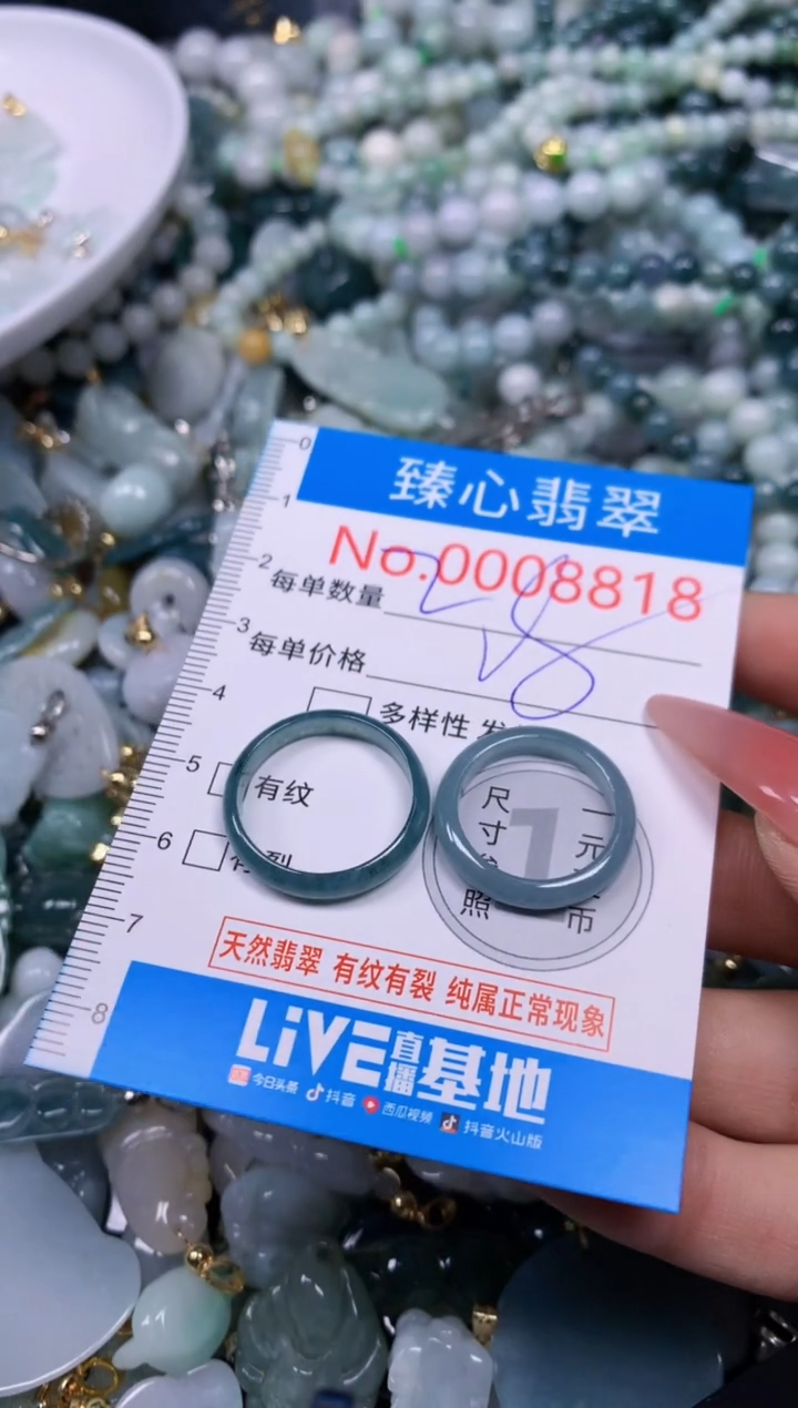 【闪购商品】翡翠颈饰未镶嵌含绳0008818