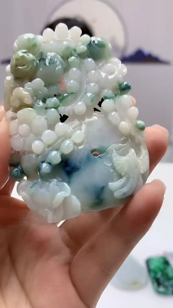 【闪购商品】定制翡翠未镶嵌4852ms-毛货142