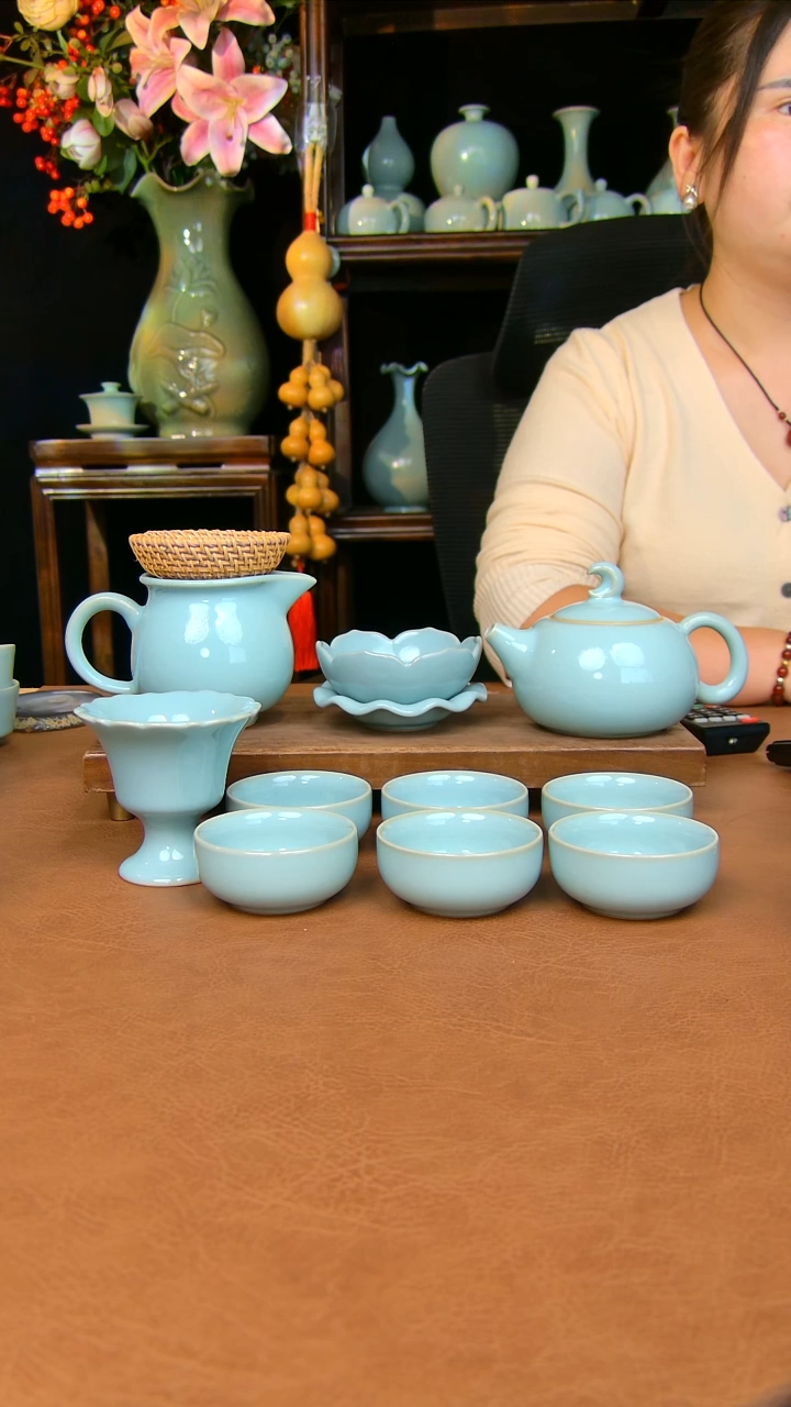 瓷片『***』套装原矿天青原矿天青.....