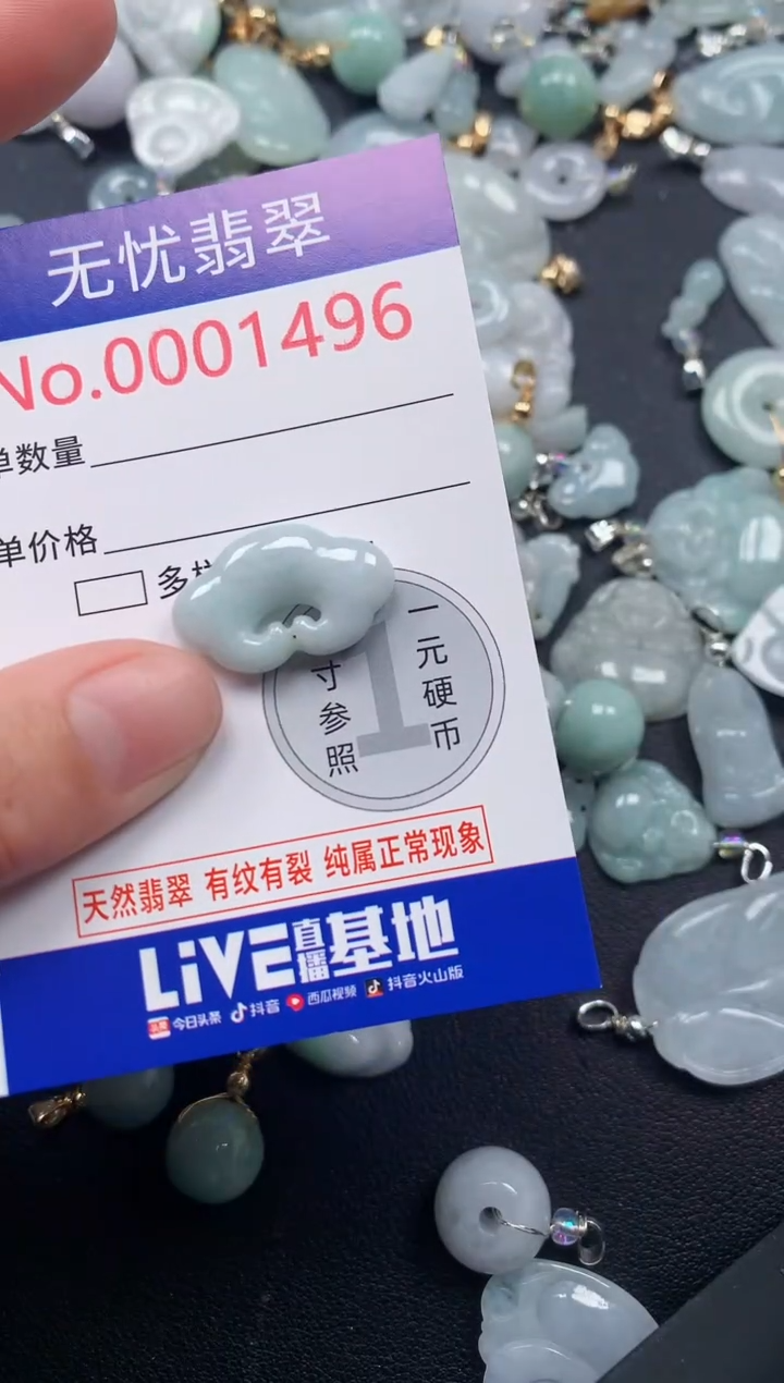 颈饰未镶嵌翡翠1496